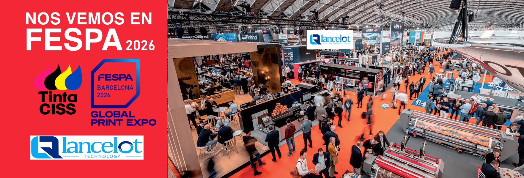 TintaCISS y Lancelot en Fespa 2026